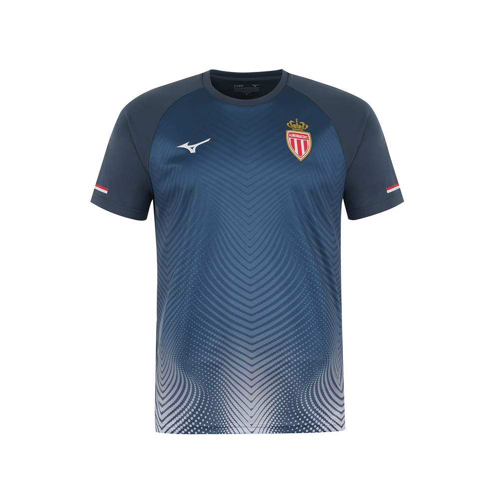 Mizuno Short sleeve Training Shirt AS Monaco Men Slate Homme TailleM